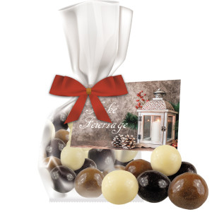 Knusperkugeln-Mix, ca. 20g, Express Flachbeutel mit Werbekarte