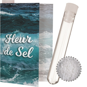 Fleur de Sel, ca. 6g, Express Reagenzglas mit Werbekarte
