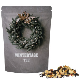 Wintertage Tee, ca. 55g, cmyk Standbeutel Midi