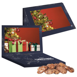 Feuergebrannte Mandeln, ca. 60g, Express Adventskalender Mini mit Werbekarte