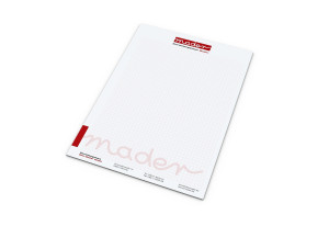 Print-Werbemittel Schreibblock A4 bestseller, 25 Blatt