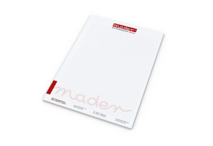 Print-Werbemittel Schreibblock A4 bestseller, 50 Blatt