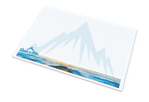Print-Werbemittel Schreibunterlage bestseller, 50 Blatt