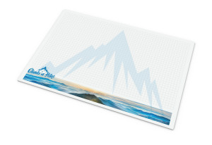 Print-Werbemittel Schreibunterlage recycling, 50 Blatt