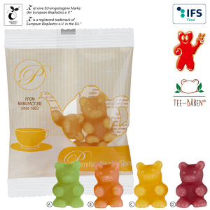 Tee-Bären® im kompostierbaren Tütchen