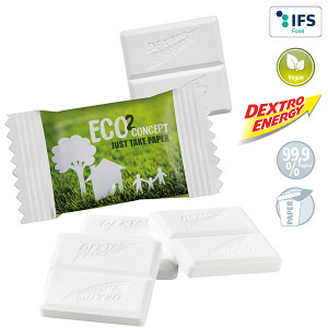 DEXTRO ENERGY* im Papierflowpack