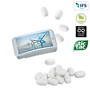 Schiebedeckeldose mit tic tac