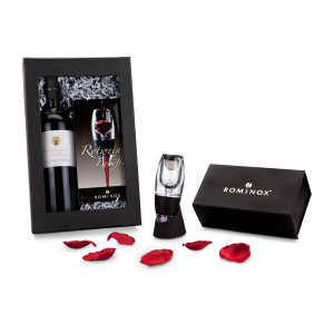 Geschenkset / Präsenteset: Rotweinbelüfter für's Glas