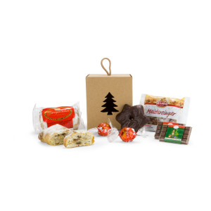 Geschenkset / Präsenteset: Süße Tannenbaumbox