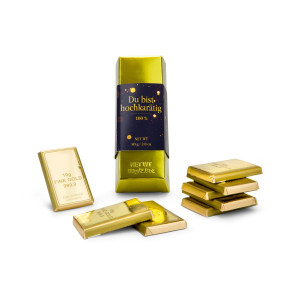 Geschenkartikel / Präsentartikel: Du bist hochkarätig