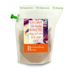 Werbe-Tee Earl Grey , wiederverwendbarer Brühbeutel
