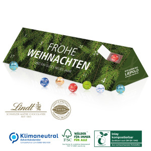 Adventskalender Lindt Office Premium, Klimaneutral, FSC®, Inlay kompostierbar