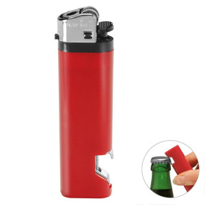 Einweg-Feuerzeug mit Flaschenöffner
