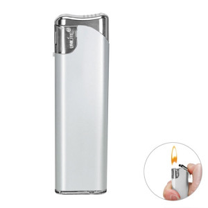 Elektronik-Feuerzeug Silber