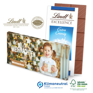 Schokoladentafel Excellence von Lindt, Klimaneutral, FSC®