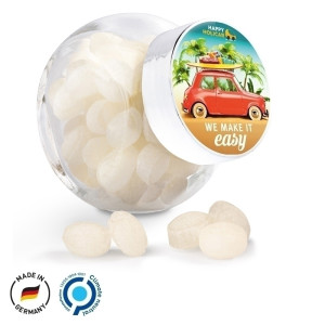 Bonbonglas Mini mit Etikett, 12 Kräuter