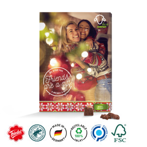 Friedel - Classic Wand Adventskalender Hochformat, individuelle Motive