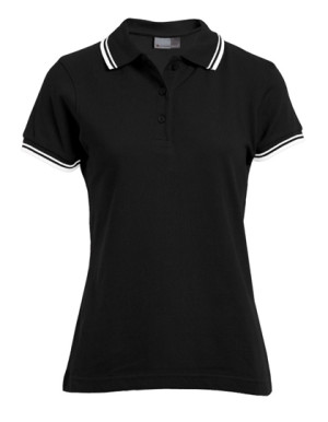 Women`s Polo Contrast Stripes