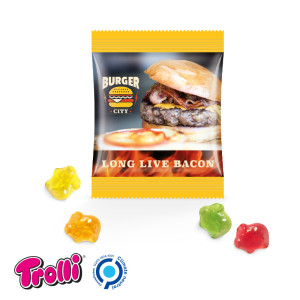 Trolli - Fruchtgummi Minitüte 10g, "Glücks-/Sparschwein