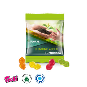 Trolli - Fruchtgummi Minitüte 15g, "Brille", kompostierbare Folie