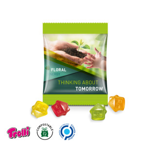 Trolli - Fruchtgummi Minitüte 15g, "Haus", kompostierbare Folie
