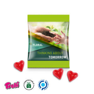 Trolli - Fruchtgummi Minitüte 15g, "Herz", kompostierbare Folie