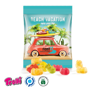 Trolli - Fruchtgummi Minitüte 7 g kompostierbare Folie
