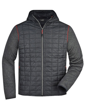 Men´s Knitted Hybrid Jacket
