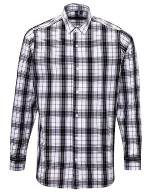 Men´s Ginmill Check Long Sleeve Cotton Shirt