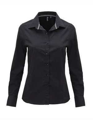 Ladies` Long Sleeve Fitted Friday Bar Shirt