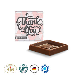 Heidel - Quadrat Täfelchen Schokolade