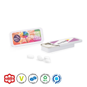 Pfeffi - Schiebedeckeldose, Pfefferminzpastillen zuckerfrei