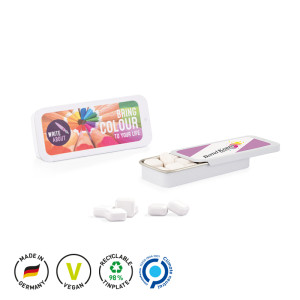 Schiebedeckeldose, Traubenzuckerquadrate