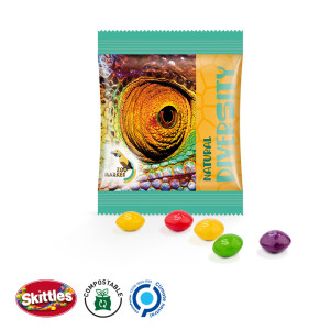 Skittles Fruits Minitüte, kompostierbare Folie