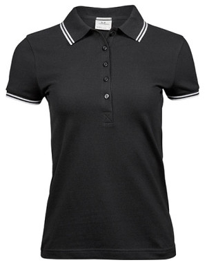 Women´s Luxury Stripe Stretch Polo