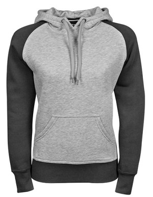 Womens Two-Tone Hooded Sweatshirt