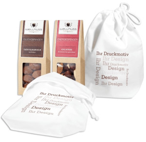 2 Snacks im Baumwollsäckchen