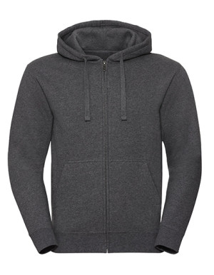 Men´s Authentic Melange Zipped Hood Sweat
