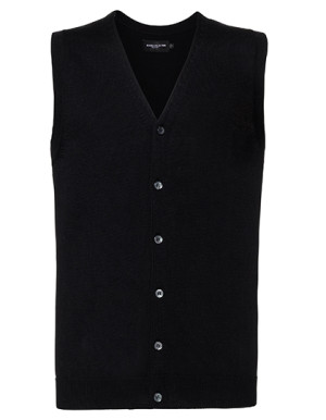 Men´s V-Neck Sleeveless Knitted Cardigan