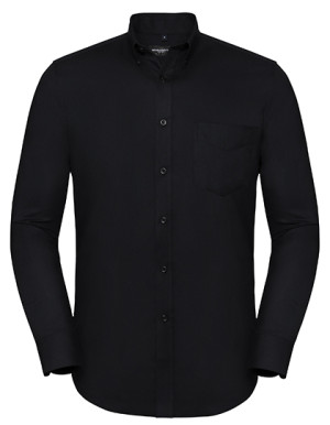 Men`s Long Sleeve Tailored Button-Down Oxford Shirt