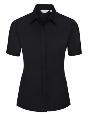 Ladies` Short Sleeve Fitted Ultimate Stretch Shirt