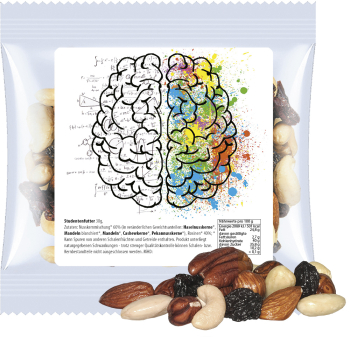 Bio Studentenfutter, ca. 30g, Express Maxi-Tüte mit Etikett