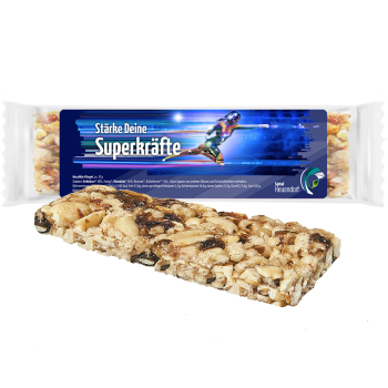 Bio NussMix Riegel Midi, 25g, Express Flowpack mit Etikett