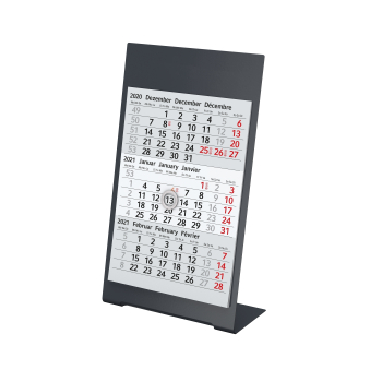 Tisch-Aufstellkalender Desktop 3 Color bestseller, 1-Jahr