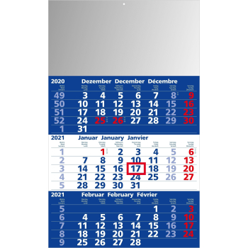 Einblatt-Monatskalender Solid 3 bestseller