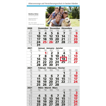 x.press Organisationskalender Mega 4 Post A x.press