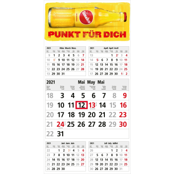 Einblatt-Monatskalender Commerce 5 Post A bestseller