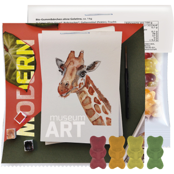 Bio Gummibärchen ohne Gelatine, ca. 30g, Express Maxi-Tüte mit Werbereiter