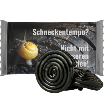 Bio Lakritzschnecke, ca. 12g, Flowpack