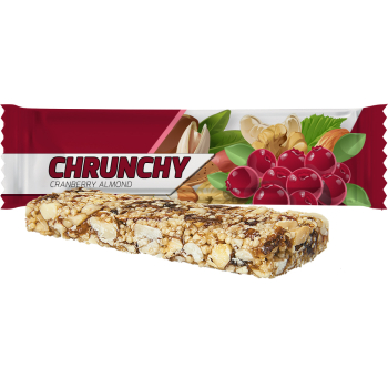 Bio Knusperriegel Cranberry-Mandel, ca. 25g, Flowpack